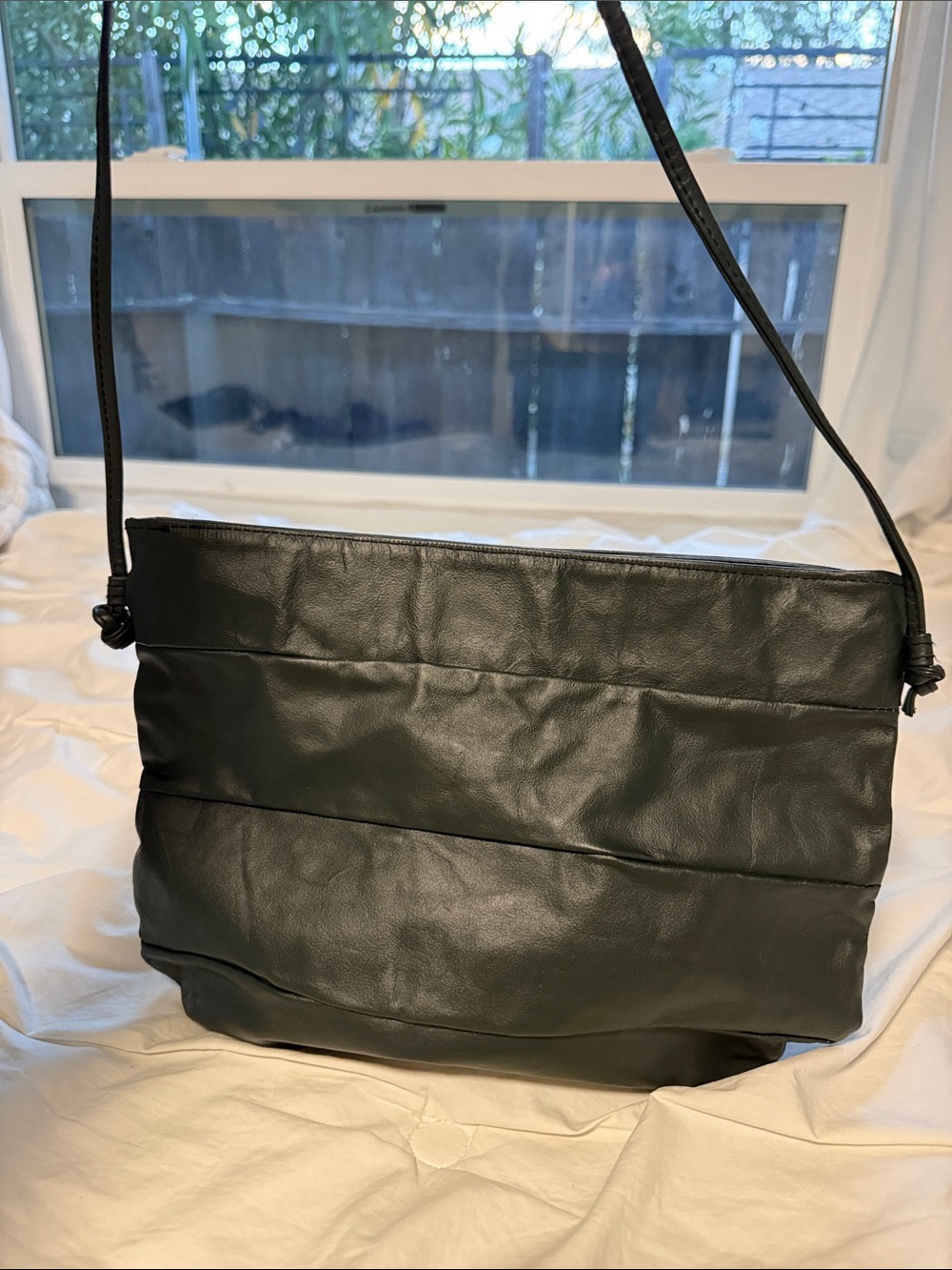 Vintage Green handbag made out of genuine leather
